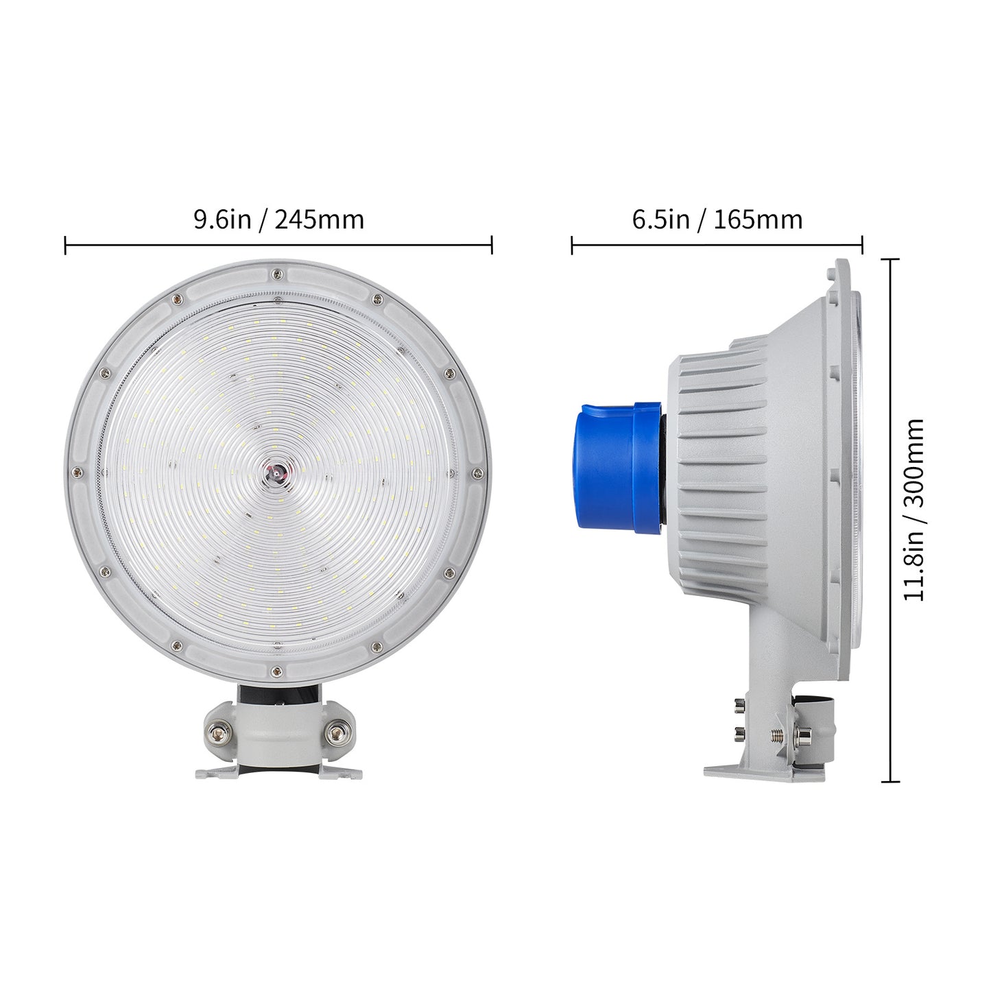 VEVOR LED Barn Light, 50W 5500LM, Ultra Brightness 6000K Daylight, Dusk To Dawn Area Lights, Outdoor Security Flood Lighting, IP65 Waterproof