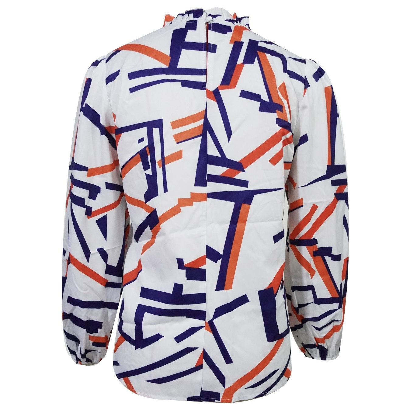 Fashionable And Elegant Casual Printed Long Sleeved Shirt Top