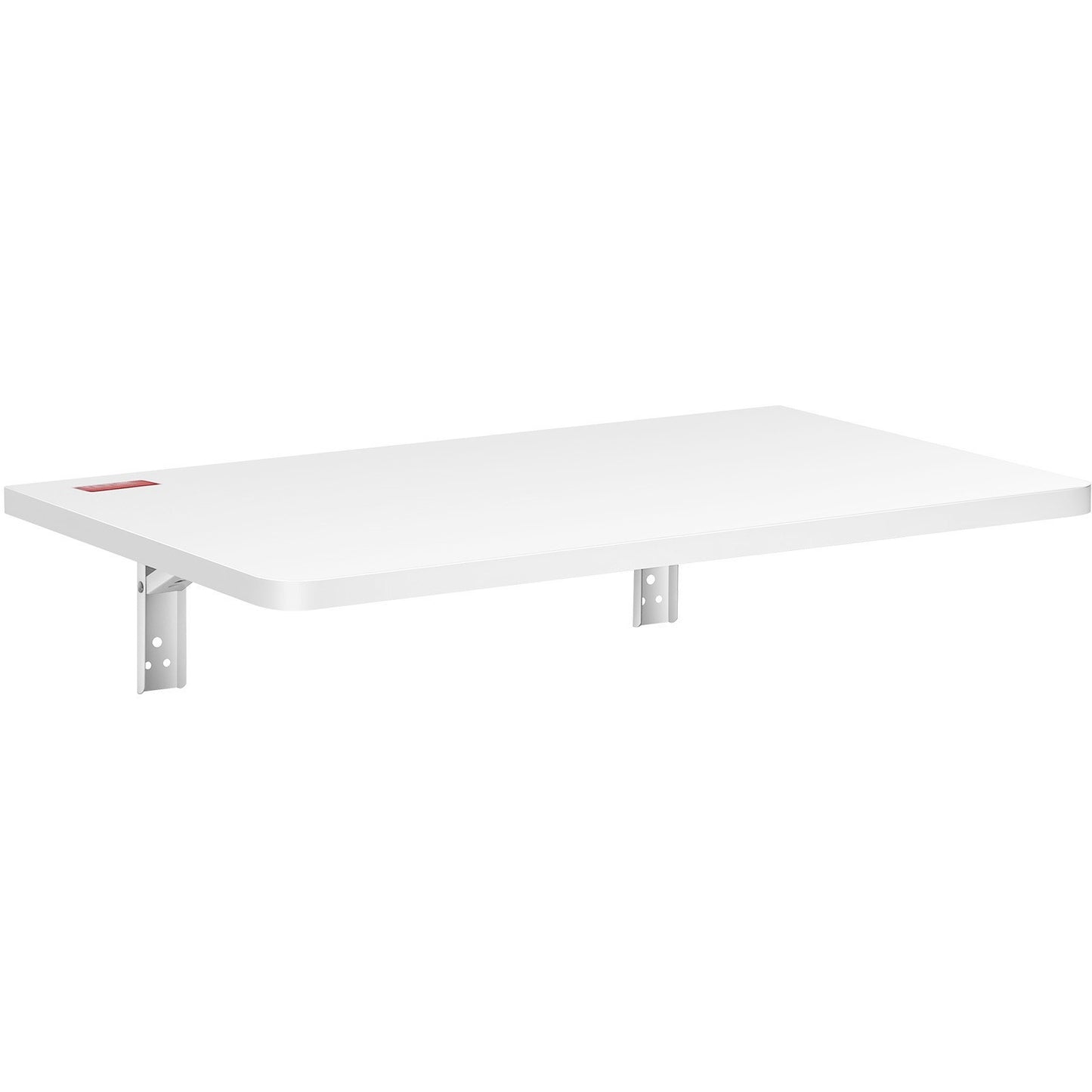 VEVOR Wall Mounted Folding Table, Wall Mount Drop Leaf Tables, Wooden Floating Desk For Dining, Laundry Room, Office, Fold Down Desk With Carbon Steel Bracket