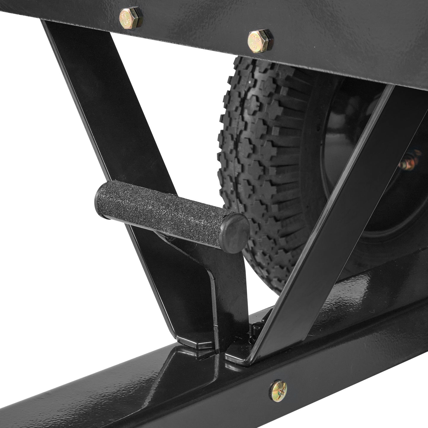 VEVOR Heavy Duty ATV Trailer Steel Dump Cart, 750-Pound 15 Cubic Feet, Garden Utility Trailer With Removable Sides For Riding Lawn Mower Tractor