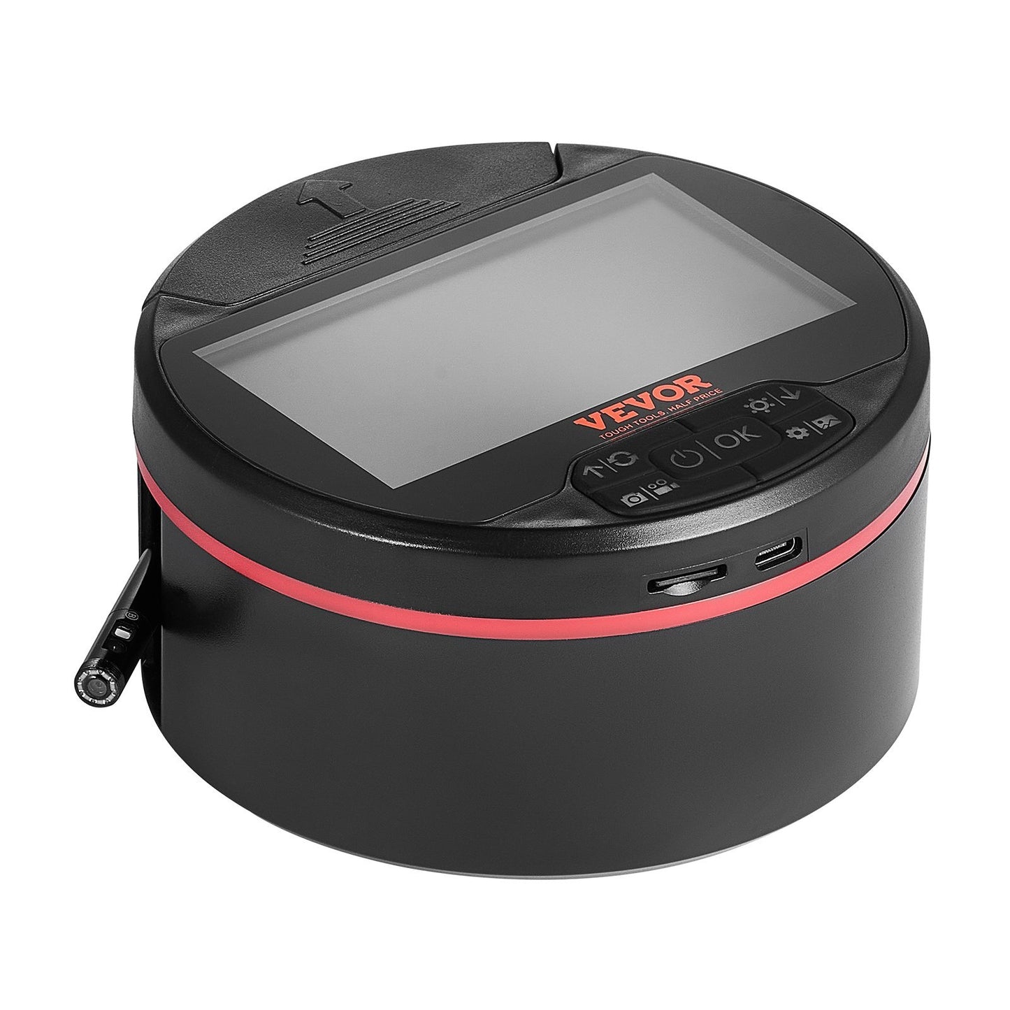 VEVOR Borescope Triple Lens Endoscope Camera With 4.3 IPS Screen 8 2 Lights