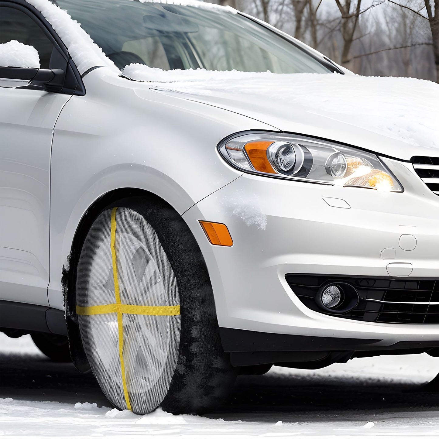 VEVOR Thickened Snow Socks For Tires Full Coverage Snow Traction Tire Cover