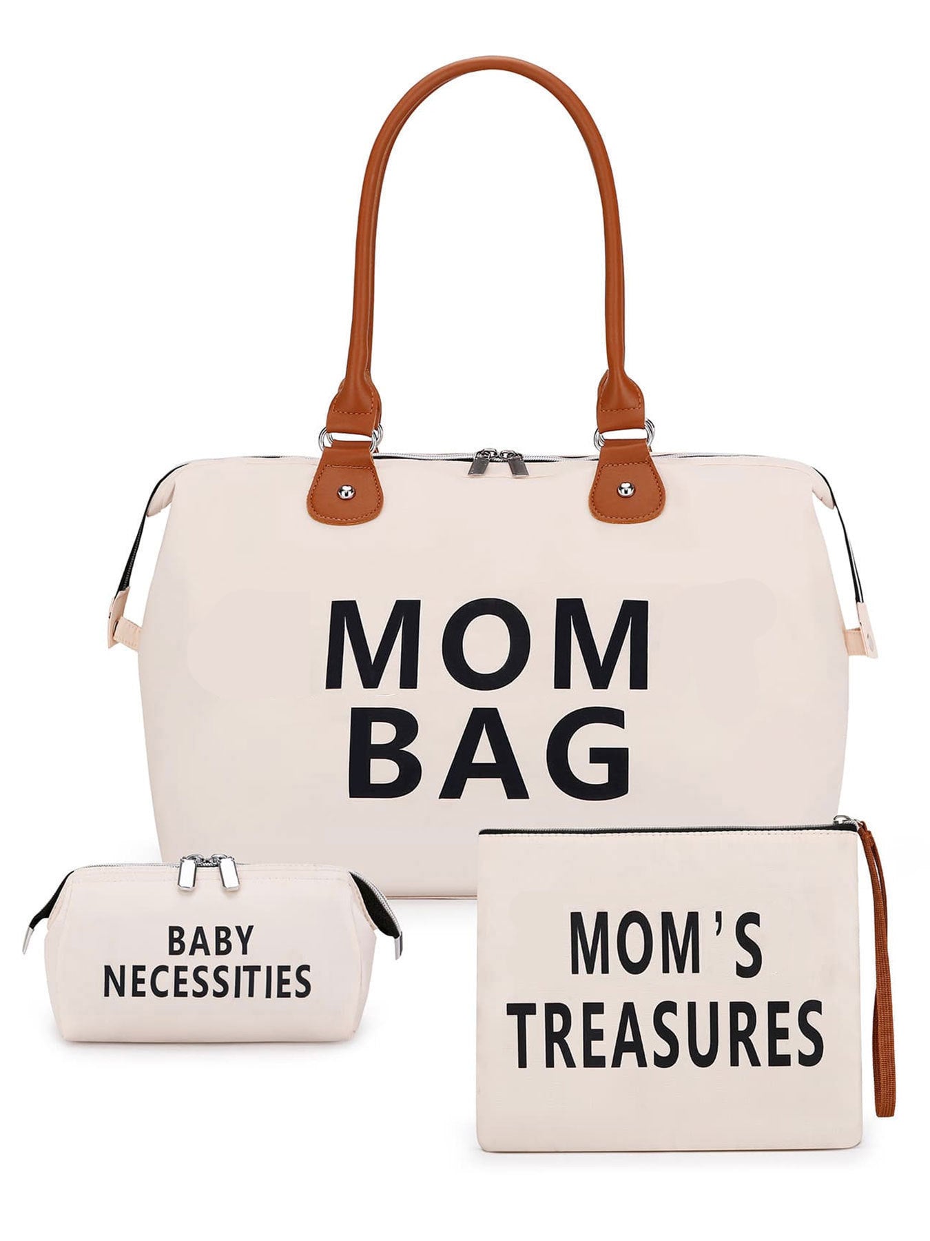 Weekender Bag For Women, Travel Duffel Bag , Gym Bag, Mom ,Carry On 3Pcs Set