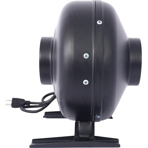 4-Inch 203 CFM Inline Duct Fan Air Circulation Vent Blower For Hydroponics, Basements, And Kitchens