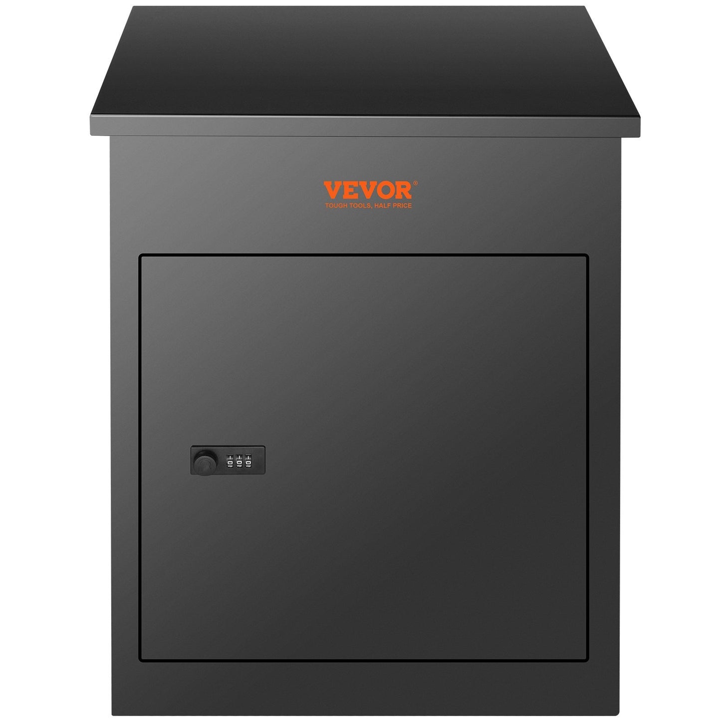 VEVOR Package Delivery Boxes For Outside, Extra Large Mailbox With Coded Lock, Galvanized Steel Wall Mounted Mailboxes , Anti-Theft Baffle, IPX3 Waterproof For Porch, Curbside