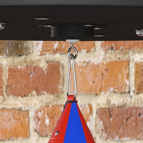 Soozier Adjustable Speed Bag Platform, Wall Mounted Punching Bag With 360-Degree Swivel