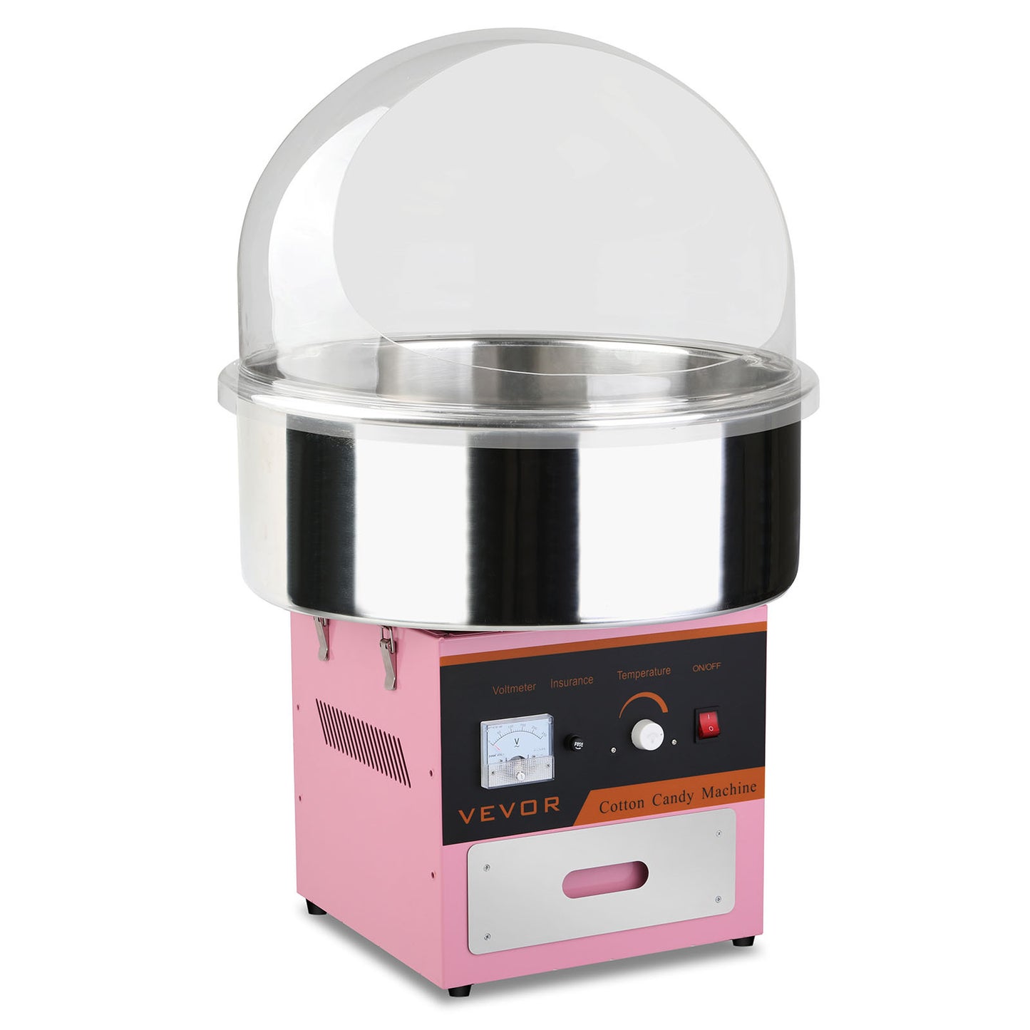 VEVOR Candy Machine Bubble Shield 20.5 Inch Clear Plastic Cotton Candy Cover For Commercial Candy Maker Machine