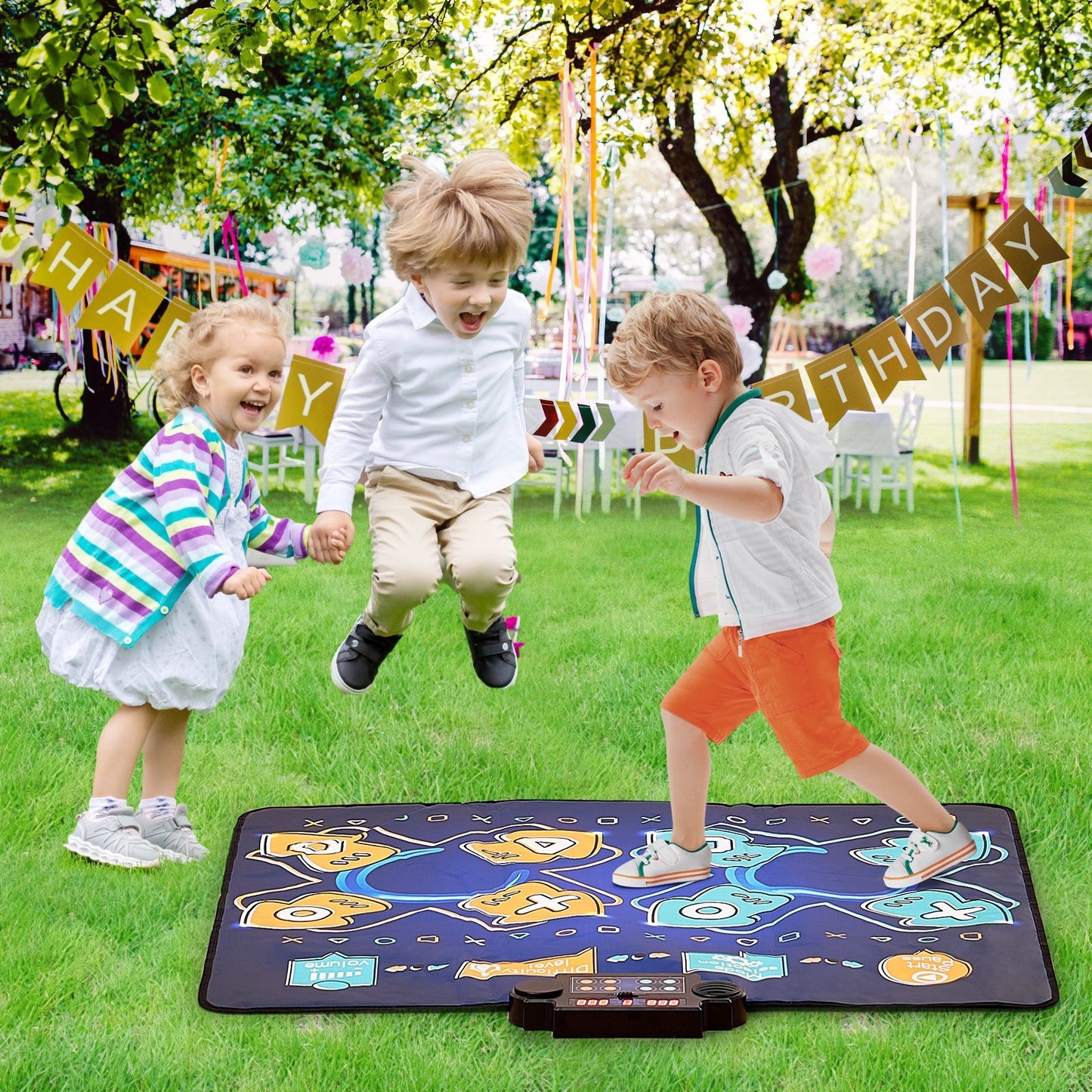 VEVOR Dance Mat For Kids Dance Pad Toys Two Player Gift For 3 Year Old Girls