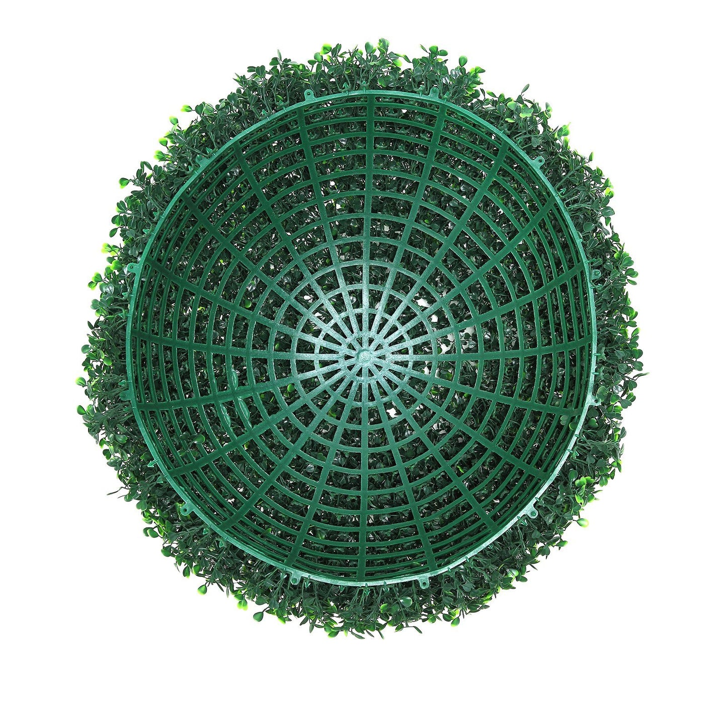 VEVOR Artificial Topiaries Boxwood Trees, 20Tall 2 Pieces , Ball Shape Faux Topiaries Plant, All Year Green Feaux Plant Decorative Balls For Backyard, Balcony,Garden, Wedding And Home