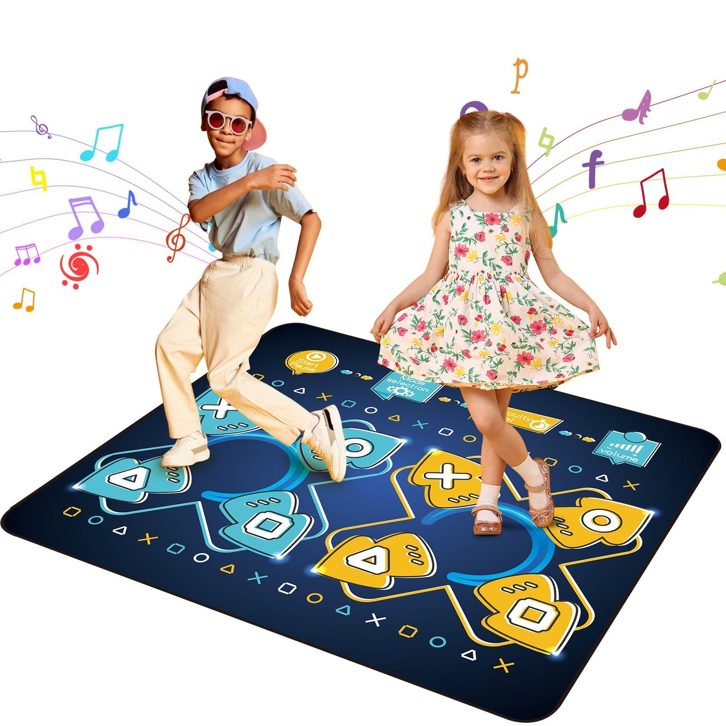 VEVOR Dance Mat For Kids Dance Pad Toys Two Player Gift For 3 Year Old Girls