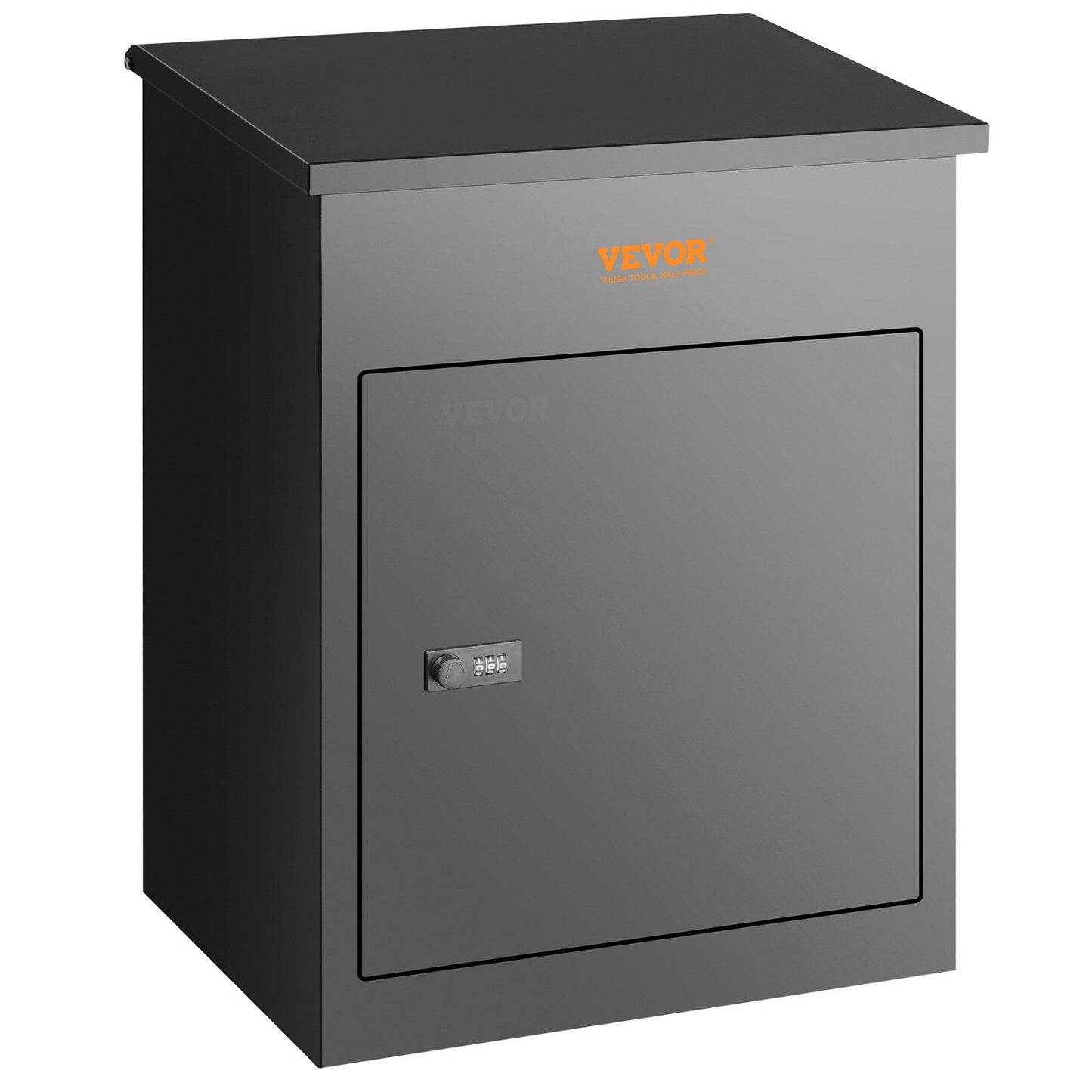 VEVOR Package Delivery Boxes For Outside, Extra Large Mailbox With Coded Lock, Galvanized Steel Wall Mounted Mailboxes , Anti-Theft Baffle, IPX3 Waterproof For Porch, Curbside