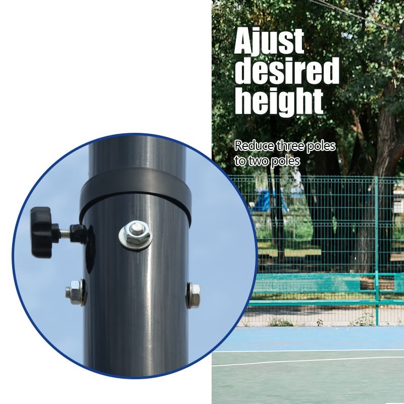TotheCORE Basketball Stand 5.25-8.53 Ft Adjustable Portable Basketball Hoop & Goal With PC Backplate, Large Base And Wheels