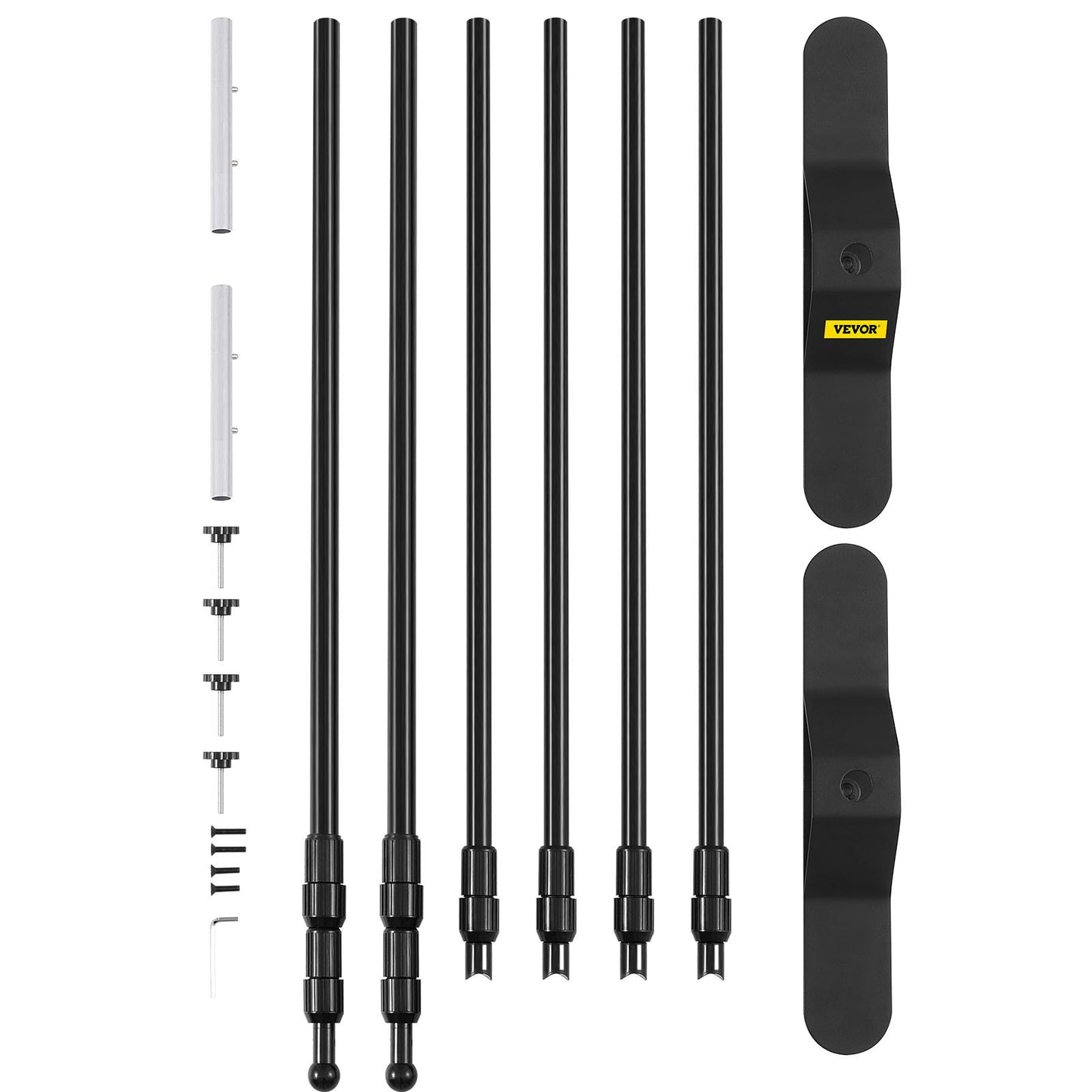 VEVOR Telescopic Backdrop Banner Stand Banner Stand Adjustable Step And Repeat Backdrop Banner Stand Retractable Banner Stand With Carrying Bag