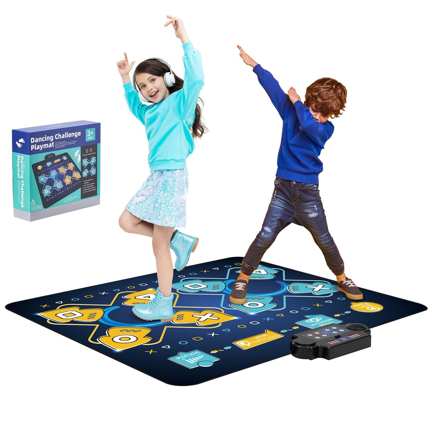 VEVOR Dance Mat For Kids Dance Pad Toys Two Player Gift For 3 Year Old Girls