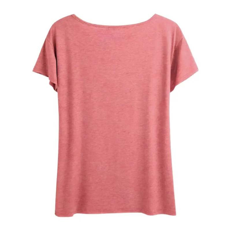 Women's Minimalist Slogan Print Tee - Summer Casual Short Sleeve Round Neck Top