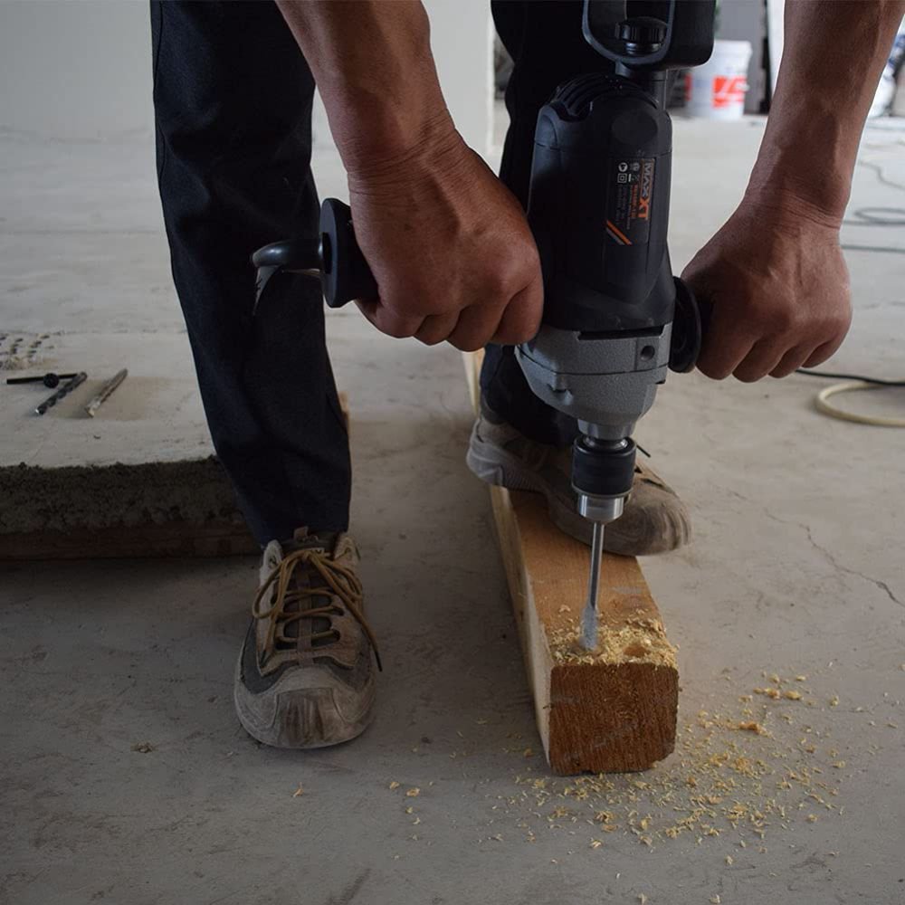 Drill Mixer Set With Spade Handle Inch Electric Corded Mixing Drill Machine 9A Motor Concrete Mud Mixer