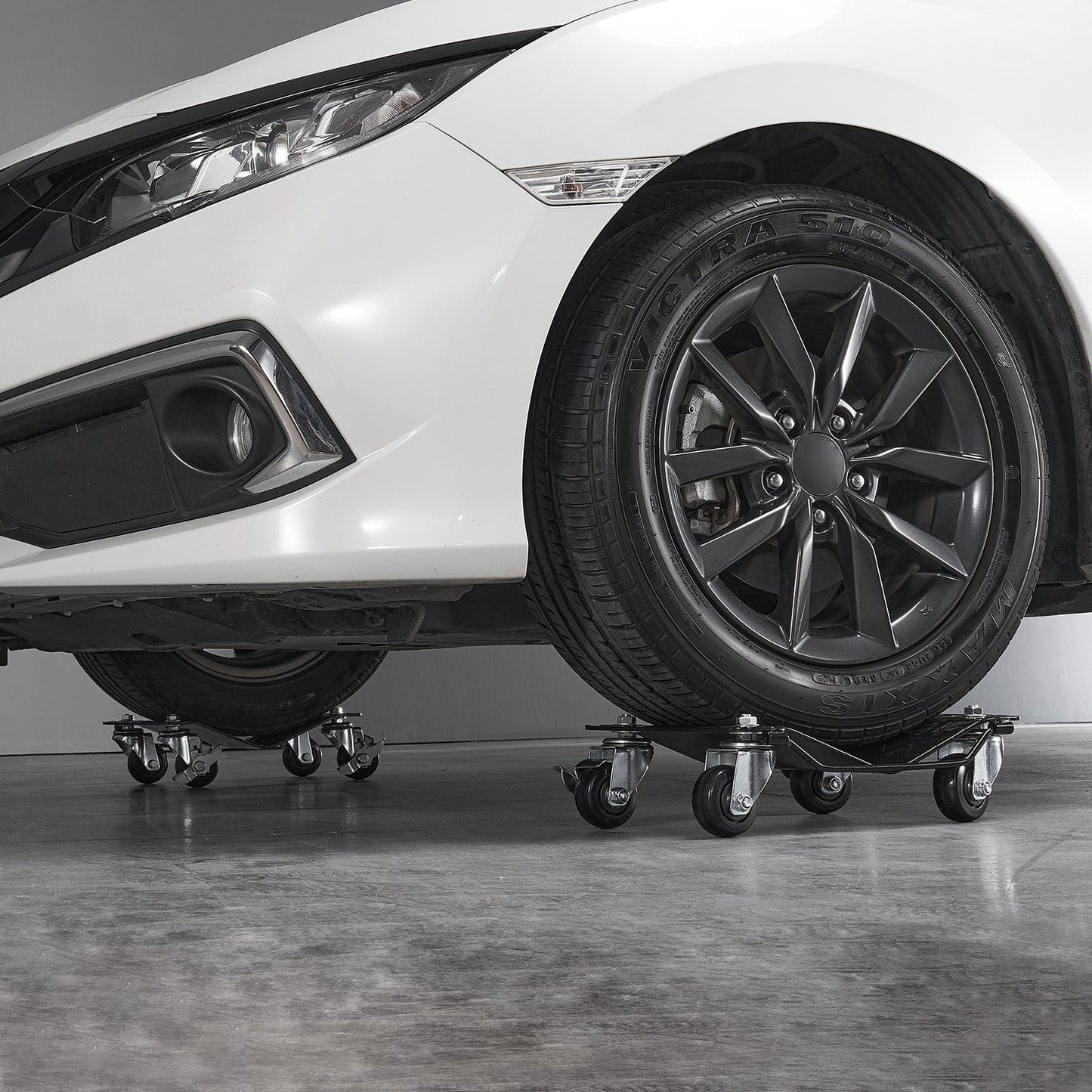 VEVOR Wheel Dolly, 6000 Lbs 2722 Kg Car Moving Dolly, Wheel Dolly Car Tire Stake Set Of 4 Piece, Heavy-duty Car Tire Dolly Cart Moving Cars, Trucks, Trailers, Motorcycles, And Boats