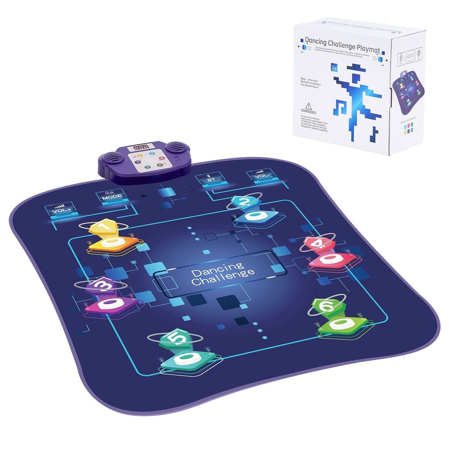 VEVOR Dance Mat For Kids Dance Pad Toy With Wireless Bluetooth Gift For 3 Girls