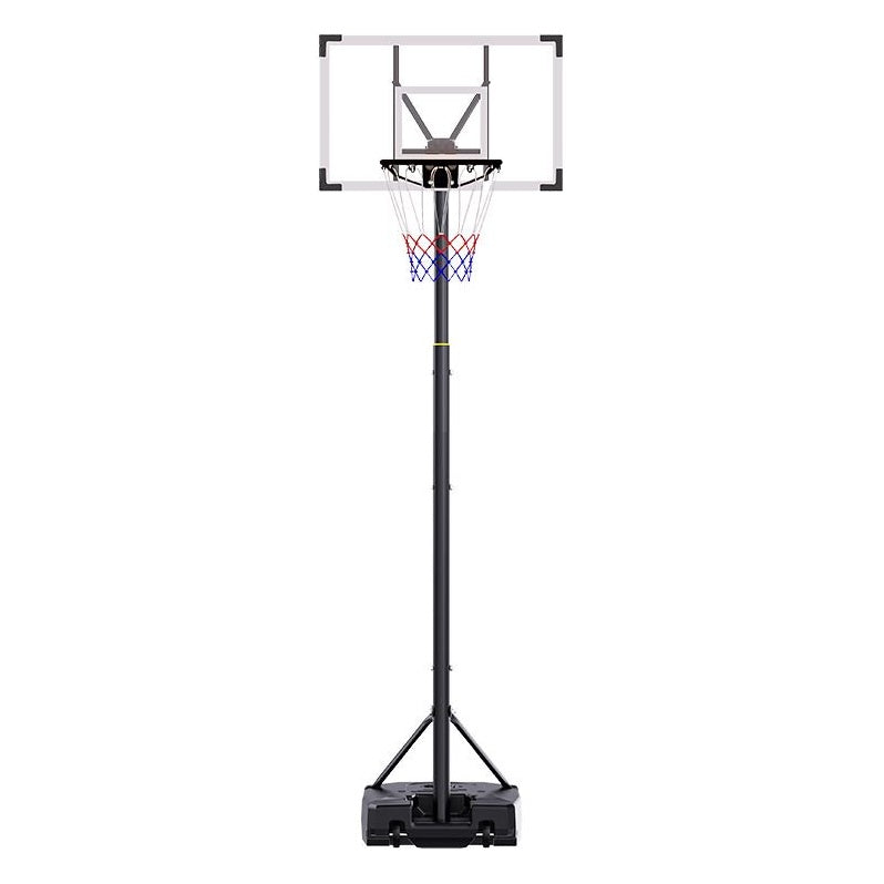 TotheCORE Basketball Stand 4.43-10.00ft Adjustable Portable Basketball Hoop & Goal PC Backplate, Large Base & Wheels