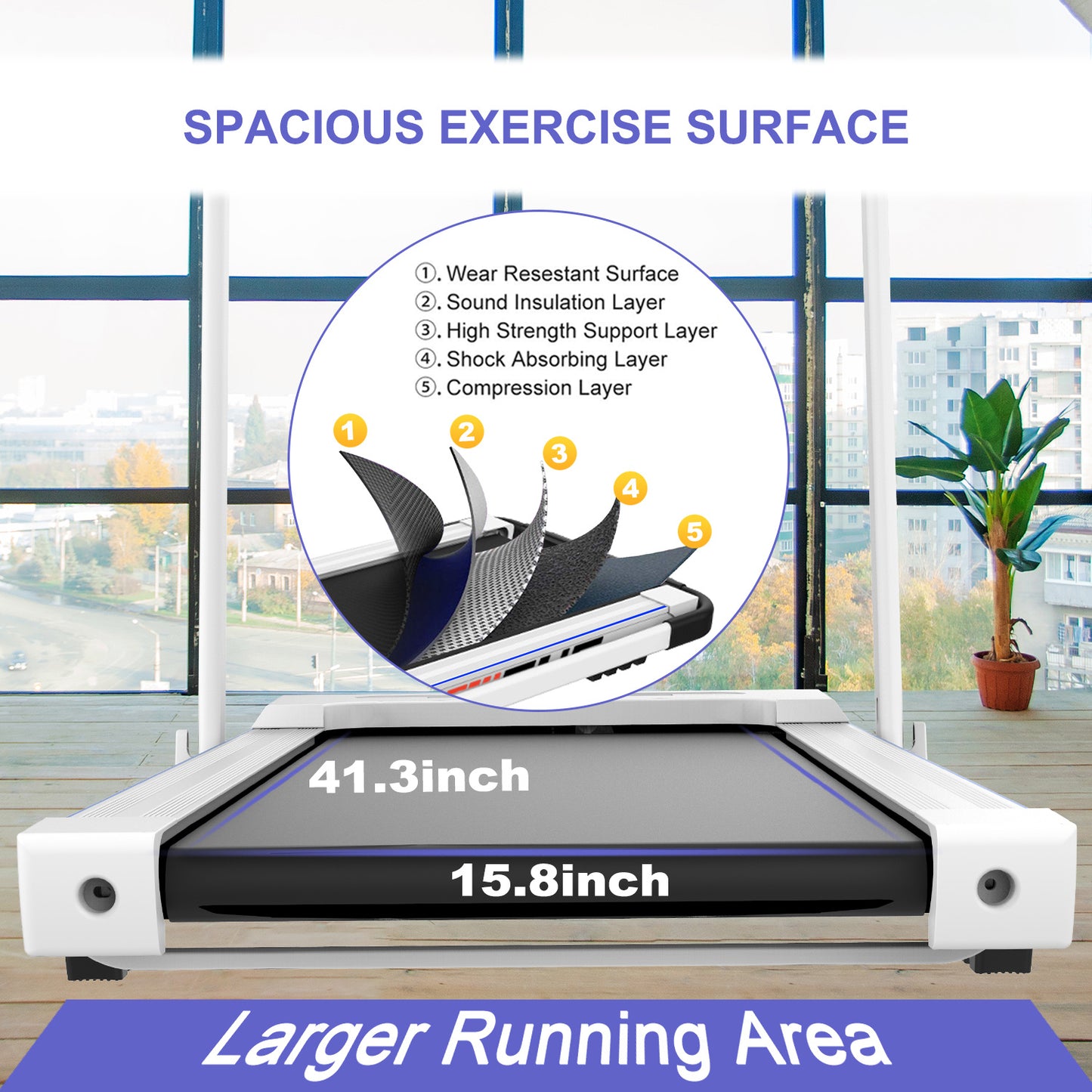 Treadmill JK31-8A-WT