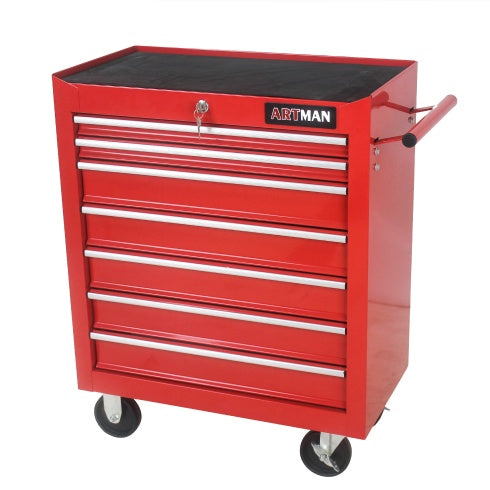 7 DRAWERS MULTIFUNCTIONAL TOOL CART WITH WHEELS