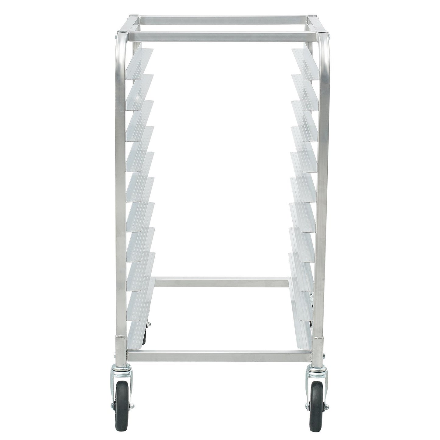 VEVOR Bun Pan Rack, 10-Tier Commercial Bakery Racks With Brake Wheels, Aluminum Racking Trolley Storage For Half & Full Sheet, Speed Rack For Kitchen Home, Bread Baking Equipment,