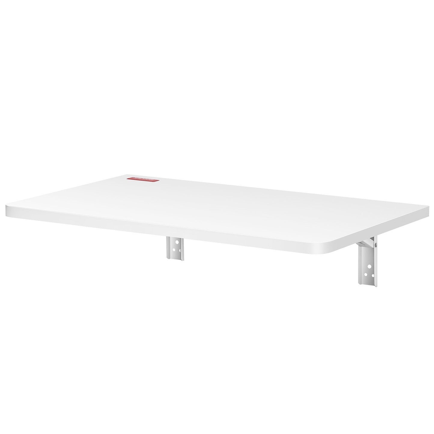 VEVOR Wall Mounted Folding Table, Wall Mount Drop Leaf Tables, Wooden Floating Desk For Dining, Laundry Room, Office, Fold Down Desk With Carbon Steel Bracket