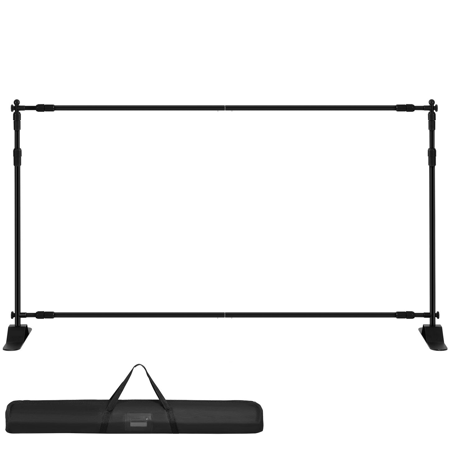 VEVOR Telescopic Backdrop Banner Stand Banner Stand Adjustable Step And Repeat Backdrop Banner Stand Retractable Banner Stand With Carrying Bag