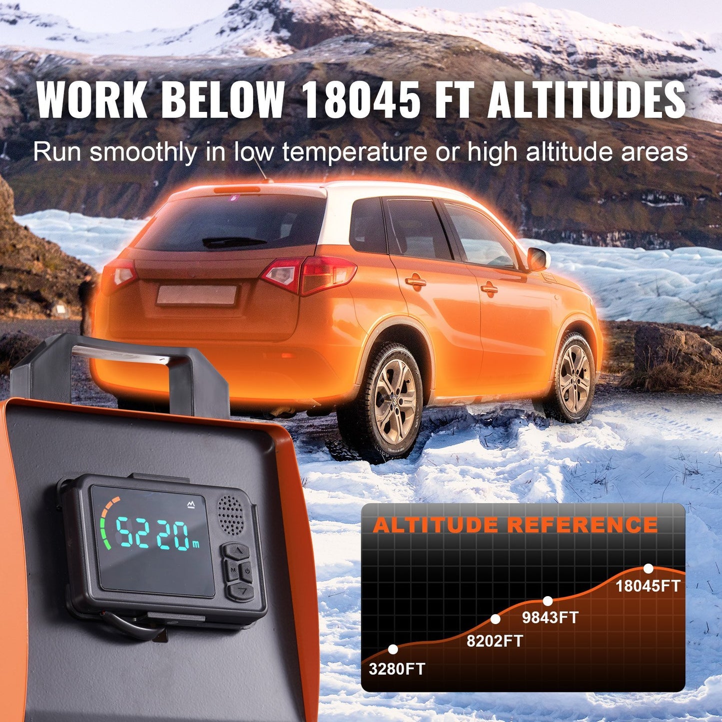 VEVOR Air Heater All-in-one 12V 8KW Bluetooth App LCD For Car RV Indoors