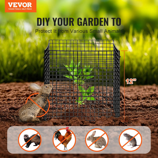 VEVOR 10 Pack Plant Protector From Animals  Plant Cage For Vegetables