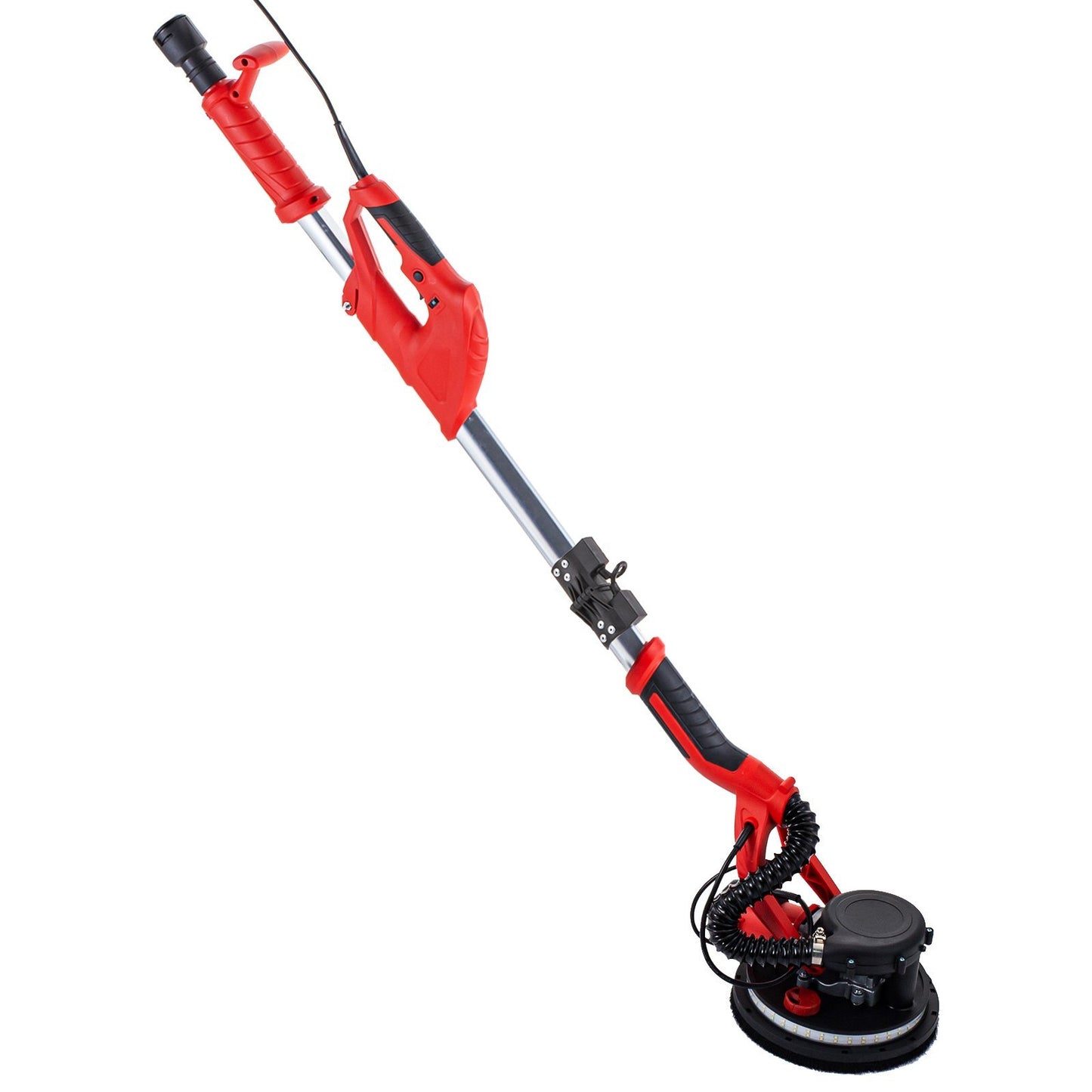 VEVOR Drywall Sander 850W, Electric Drywall Sander, Variable Speed 800-1750 RPM, Foldable Sheetrock Sander, With Telescope Handle, Electric Sander, With LED Strip Light And Vacuum Bag, Wall Sander