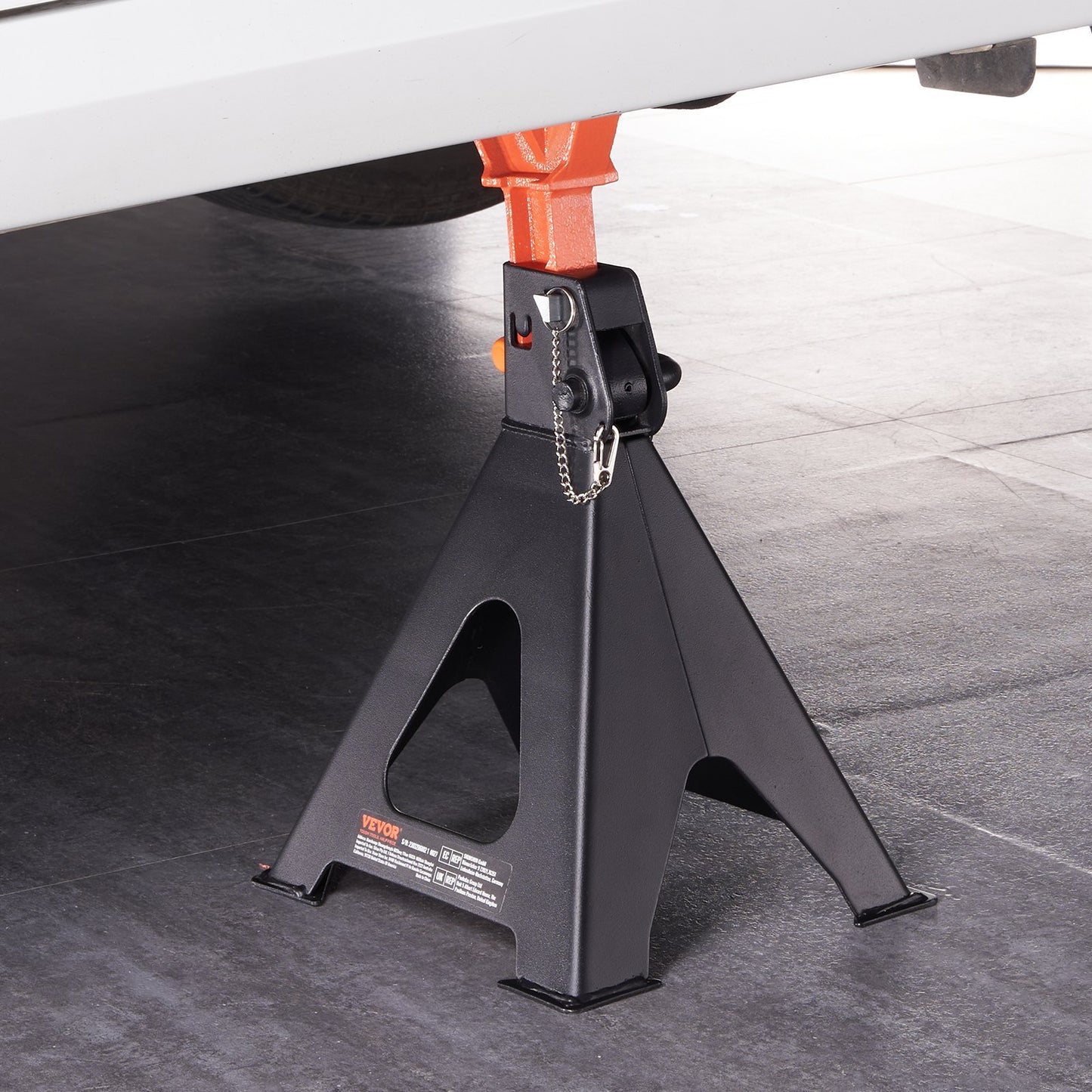 VEVOR Jack Stands, 6 Ton  13,000 Lbs Capacity Car Jack Stands Double Locking, 14.2 -23 Inch Adjustable Height, For Lifting SUV, Pickup Truck, Car And UTV ATV, Red, 1 Pair
