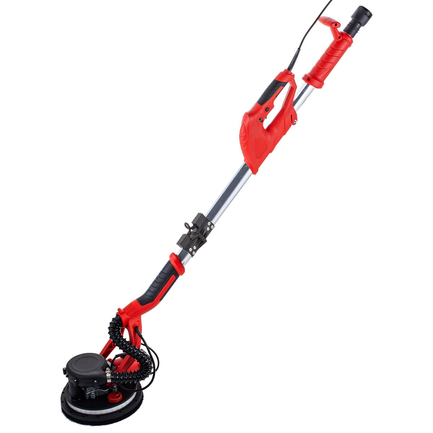 VEVOR Drywall Sander 850W, Electric Drywall Sander, Variable Speed 800-1750 RPM, Foldable Sheetrock Sander, With Telescope Handle, Electric Sander, With LED Strip Light And Vacuum Bag, Wall Sander