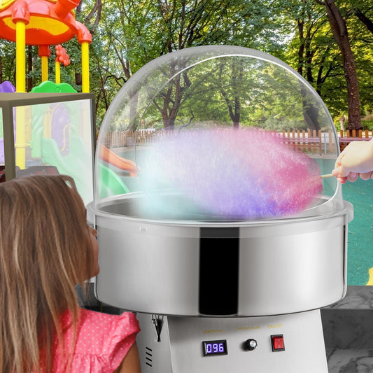 VEVOR Candy Machine Bubble Shield 20.5 Inch Clear Plastic Cotton Candy Cover For Commercial Candy Maker Machine