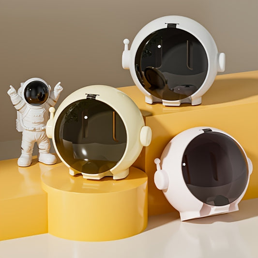 Astronaut Toothbrush Holder Bathroom Non-perforated Wall Upside-down Draining Couple Electric Toothbrush Storage Rack Bathroom Wall