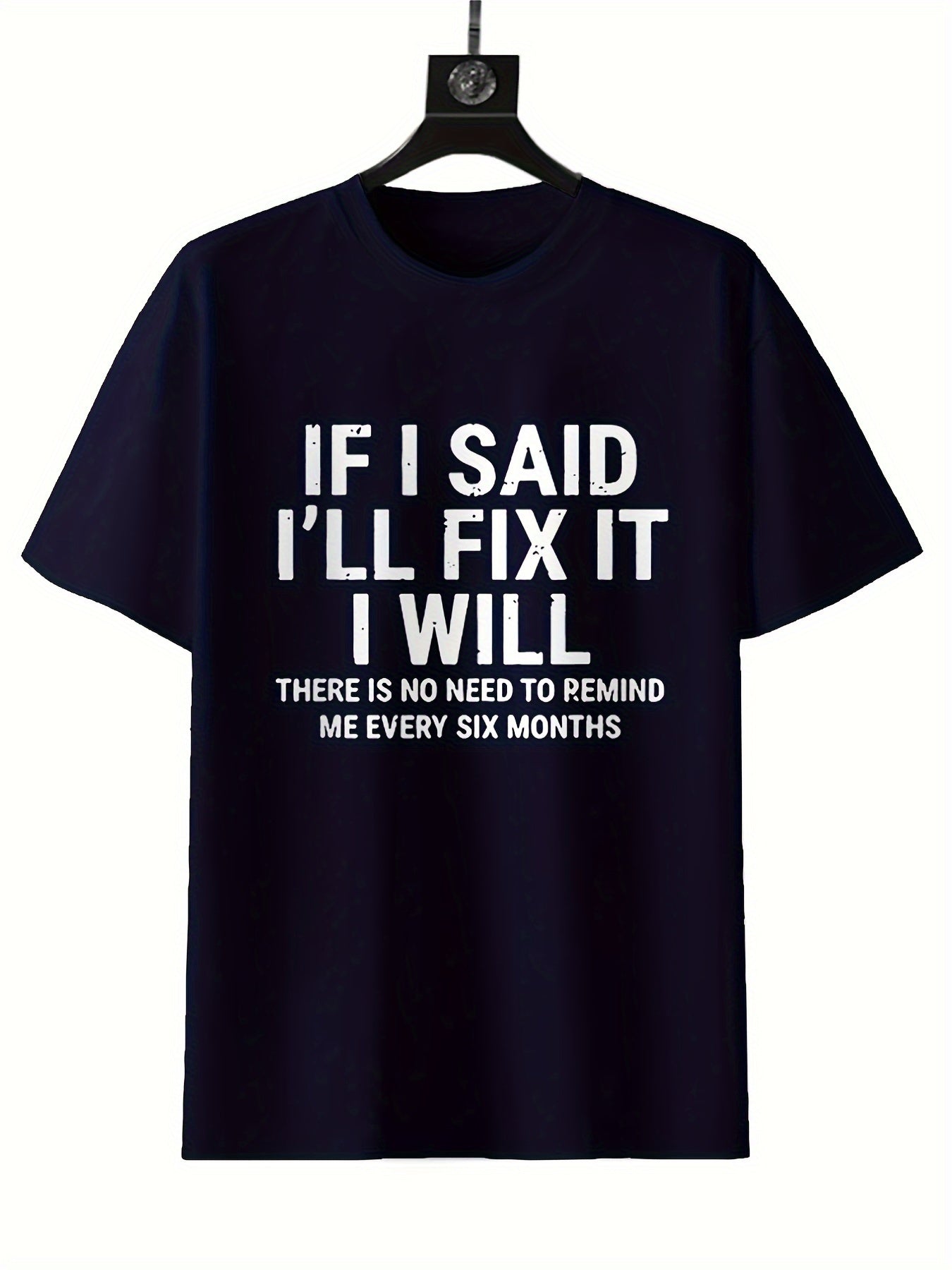 Round Neck Printed T-shirt Casual Short Sleeved Top