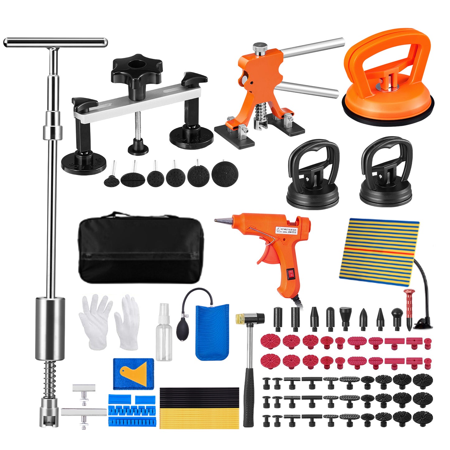 VEVOR Car Body Dent Puller Bridge Lifter Tool Paintless Hail Remover Repair Kit