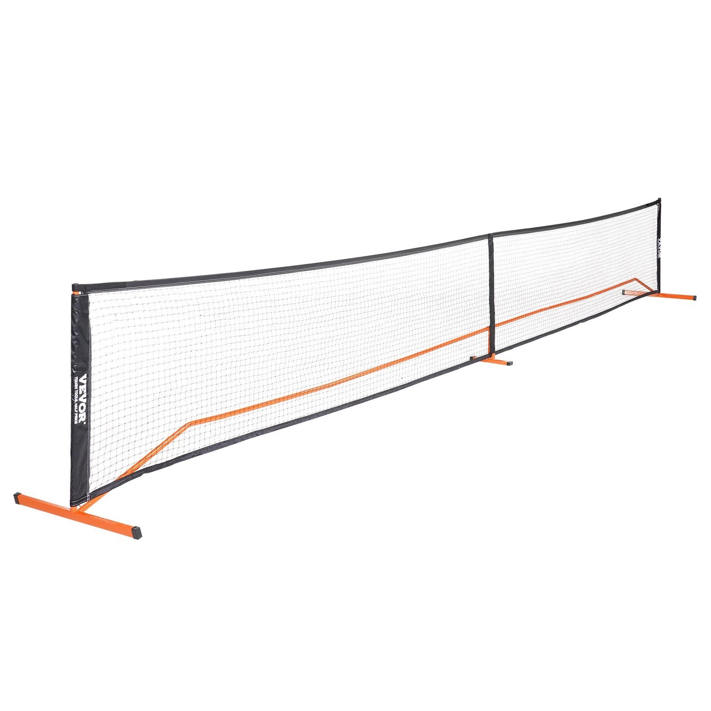 VEVOR Pickleball Net Set, 22FT Regulation Size Portable Pickleball System With Carrying Bag & Balls & Paddles, Weather Resistant Steady Metal Frame & Strong PE Net, For Outdoor BackyardDriveway