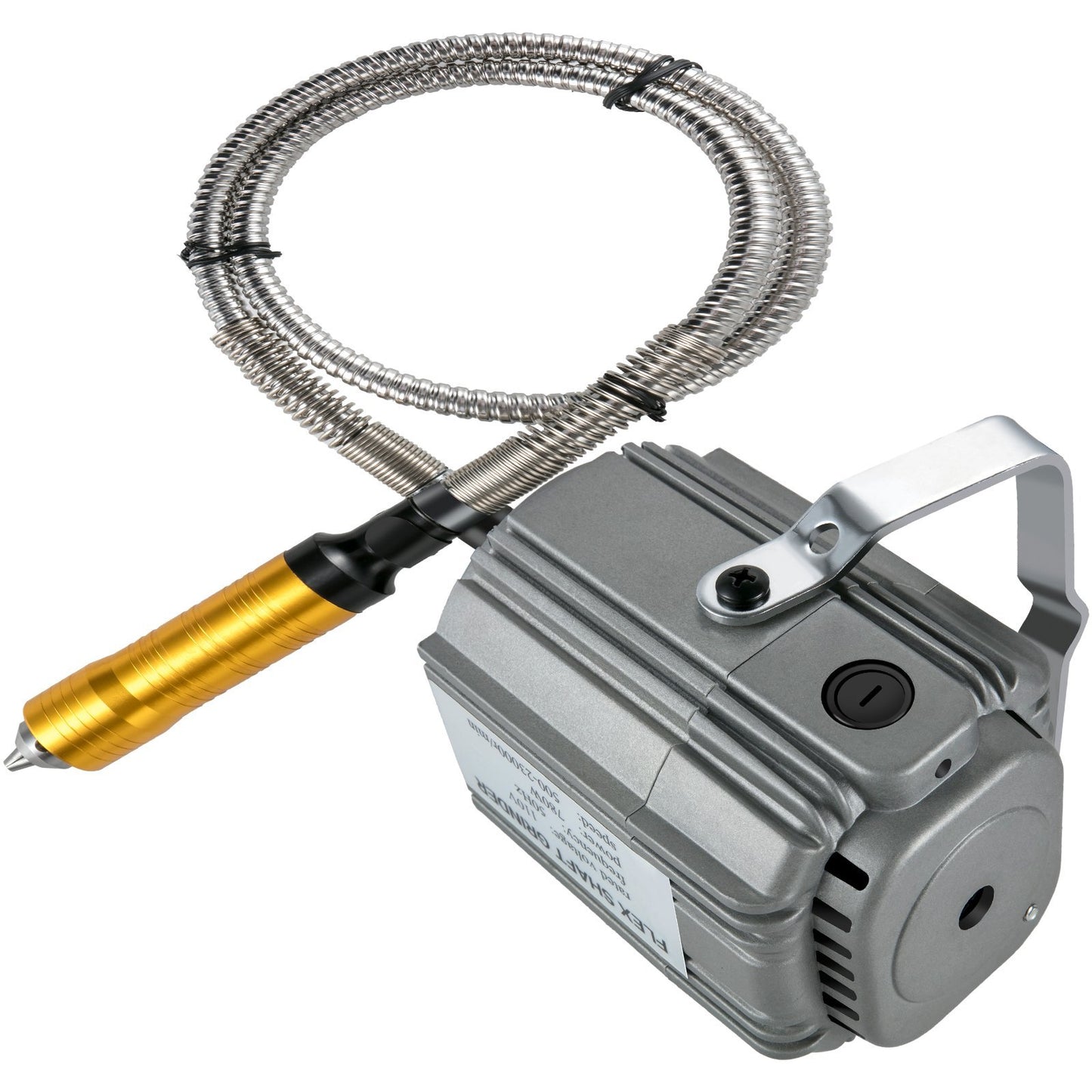 VEVOR Flex Shaft Grinder 780W Rotary Tool 500-23000RPM Rotary Carver With 3-Jaw Chuck & Stepless Speed Foot Pedal Hanging Grinding Machine 131PCS Accessories For Jewelry Polishing Grinding DIY