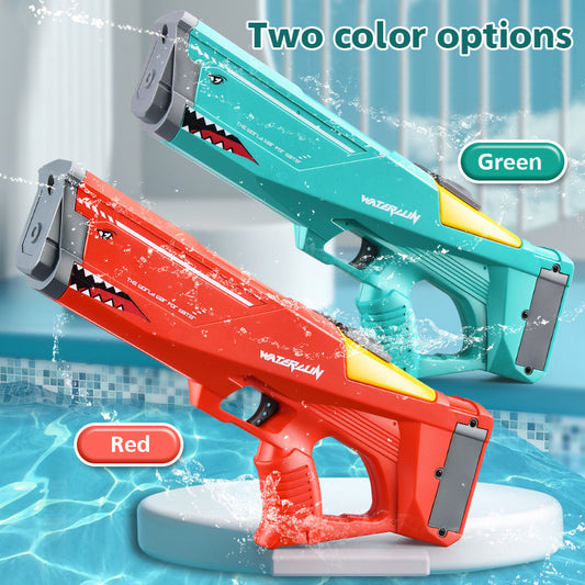 Automatic Electric Water Gun Toys Shark High Pressure Outdoor Summer Beach Toy Kids