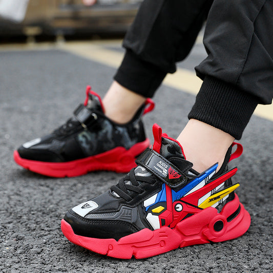 Children's Running Shoes Casual Velcro Sneakers