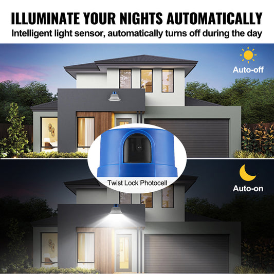 VEVOR LED Barn Light, 50W 5500LM, Ultra Brightness 6000K Daylight, Dusk To Dawn Area Lights, Outdoor Security Flood Lighting, IP65 Waterproof