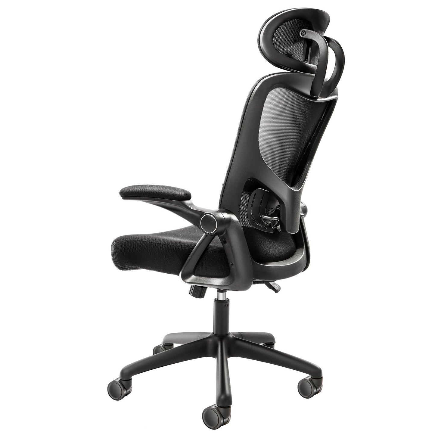 VEVOR Office Chair With Adjustable Lumbar Support, High Back Ergonomic Desk Chair With Adjustable Headrest, Ergonomic Office Chair Backrest With 2D Armrest, Computer Chair For Home, Office
