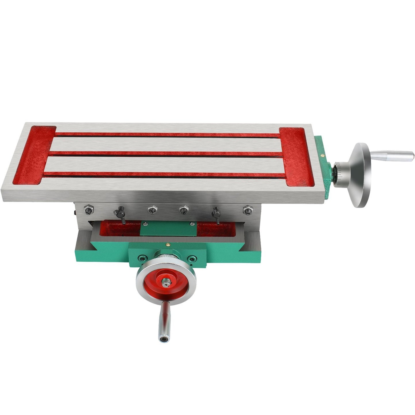 VEVOR Milling Working Table 17.7 X 6.7 Inch, Compound Milling Machine Work Table 2 Axis 4 Ways Move, Multifunction Milling Working Table Heavy-duty Structure,for Milling And Drilling Machine