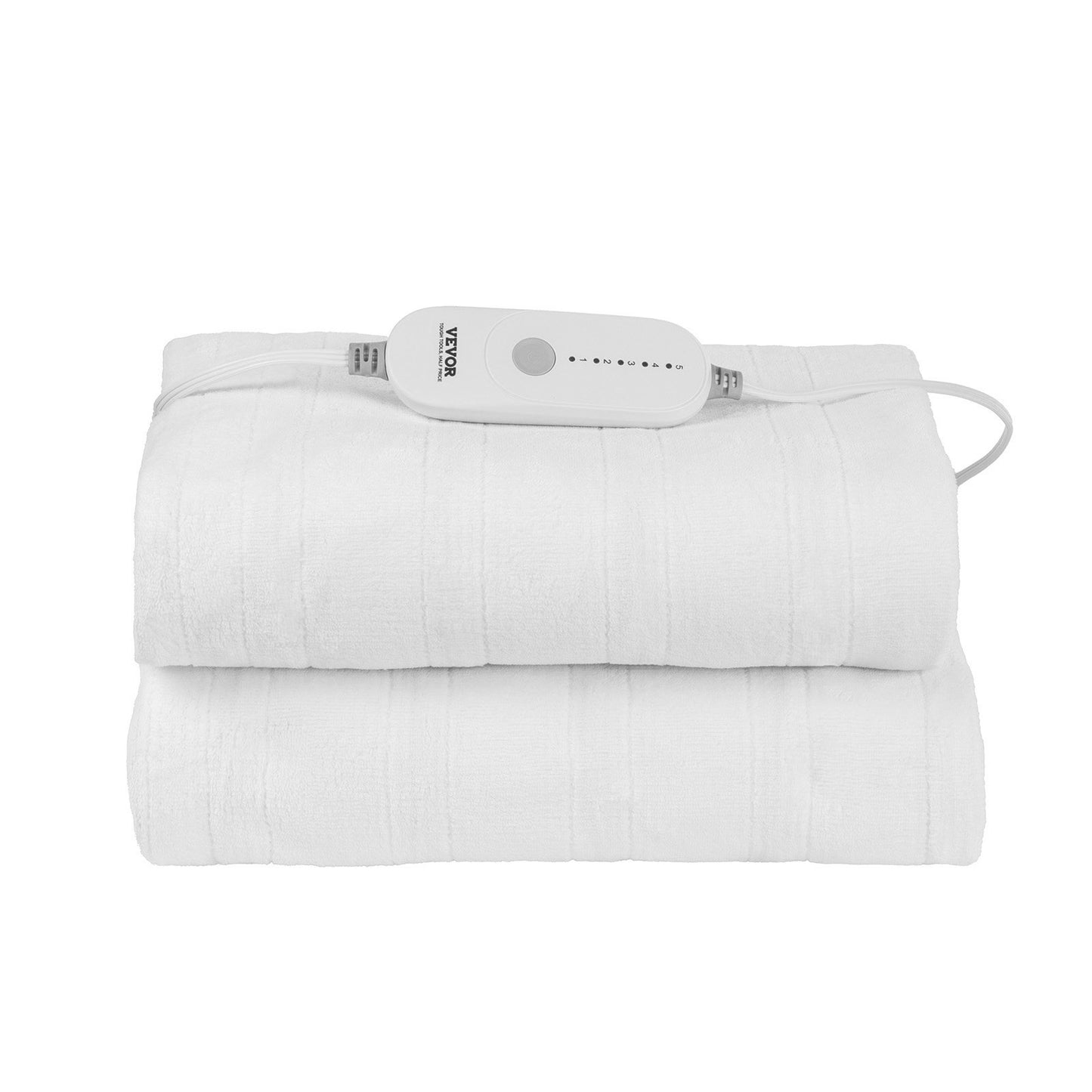 VEVOR Heated Mattress Pad 54x75 In Full Electric Warmer Coral Fleece Auto Off