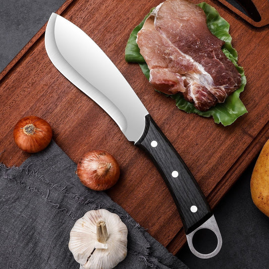 Outdoor Camping Knife Wilderness Survival Dedicated Knife Household Stainless Steel Sharp Kitchen