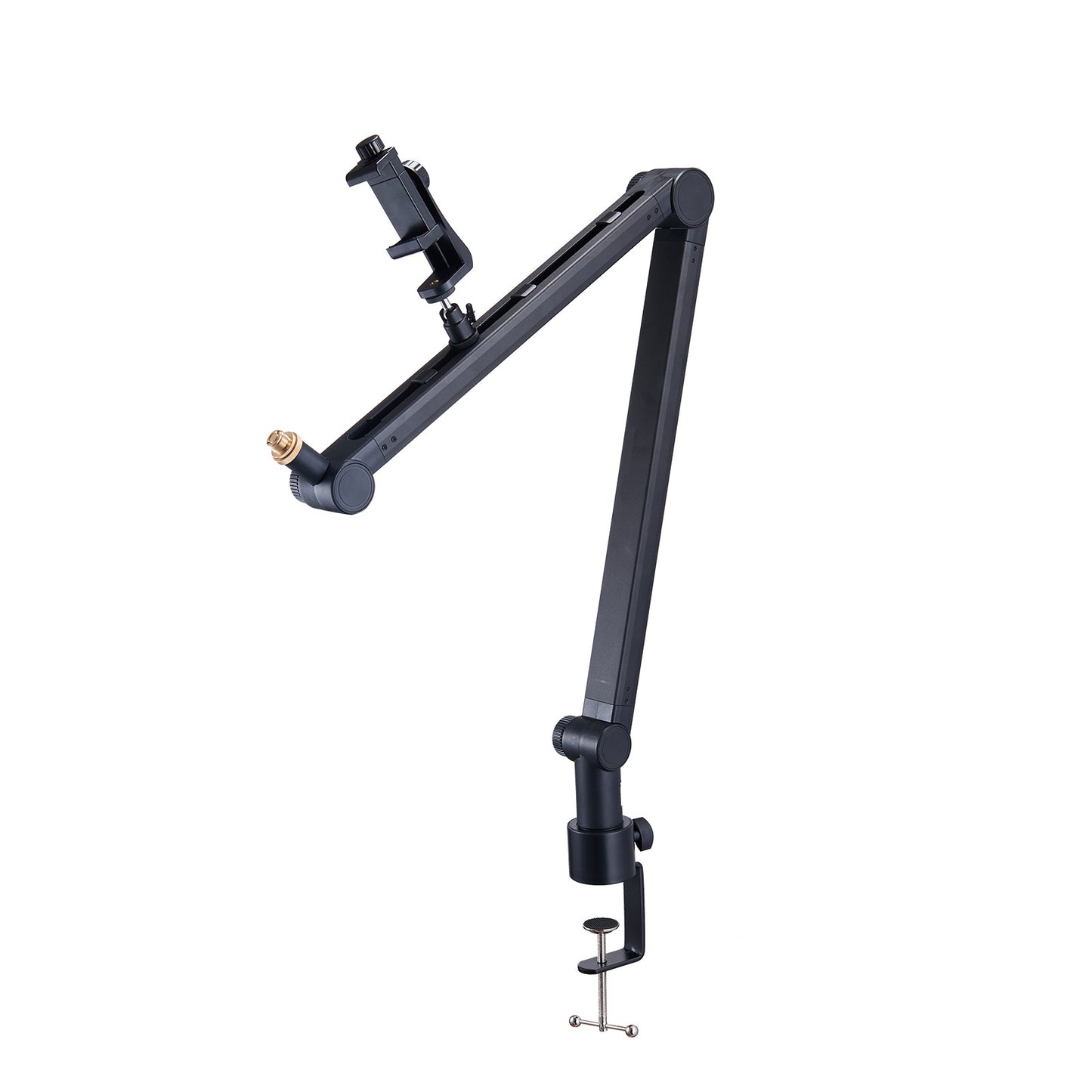 VEVOR Microphone Boom Arm With Desk Mount,  Adjustable Mic Stand With Adapter Port, For Recording Blue Hyperx Quadcast Blue Snowball Shure SM7B Audio Technica
