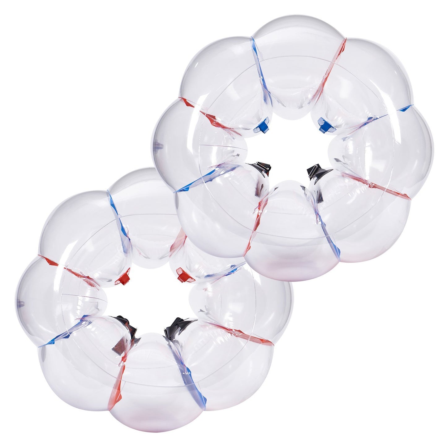 VEVOR Inflatable Bumper Balls 2-Pack 4FT 1.2M PVC Sumo Zorb Balls For Kid & Teen