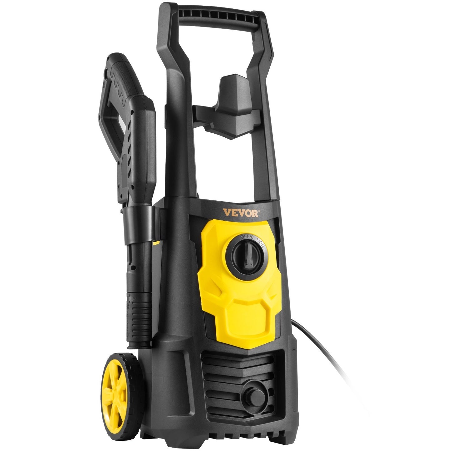 VEVOR Electric Pressure Washer, 2000 PSI, Max. 1.76 GPM Power Washer W 30 Ft Hose, 5 Quick Connect Nozzles, Foam Cannon, Portable To Clean Patios, Cars, Fences, Driveways, ETL Listed